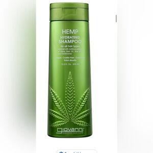 Giovanni Hemp Hydrating Shampoo for all hair types cruelty free salon quality